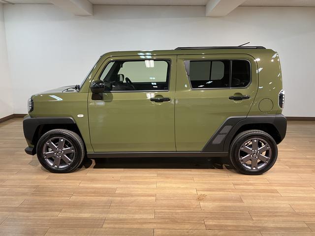 タフト Ｇターボ　ダーククロムベンチャー　Ｒ７年式／バックカメラ対応　スカイフィールトップ　アダプティブクルーズコントロール　ＬＥＤヘッド／フォグ　運／助シートヒーター　プッシュボタンスタート　キーフリー　電動パーキングブレーキ　バックカメラ　１５インチアルミホイール（38枚目）