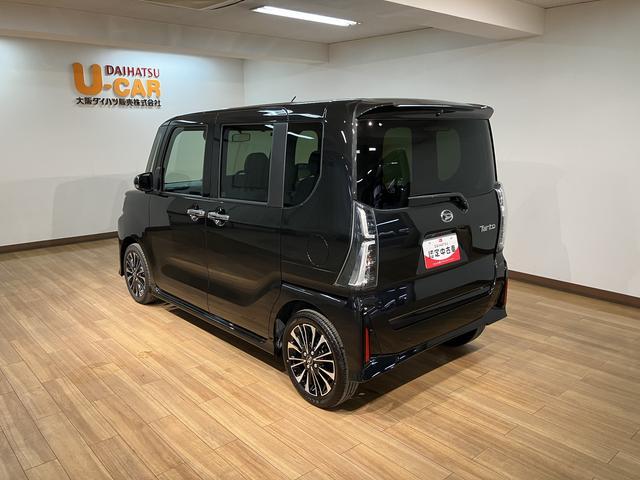 タント カスタムRS R6年式/25年ナビ/Bカメラ/走行14km ターボ スマートアシスト バックカメラ 両側リヤパワースライドドア プッシュボタンエンジンスタート シートヒーター LEDヘッドライト アルミホイール オートエアコン オートライト ABS(15枚目)