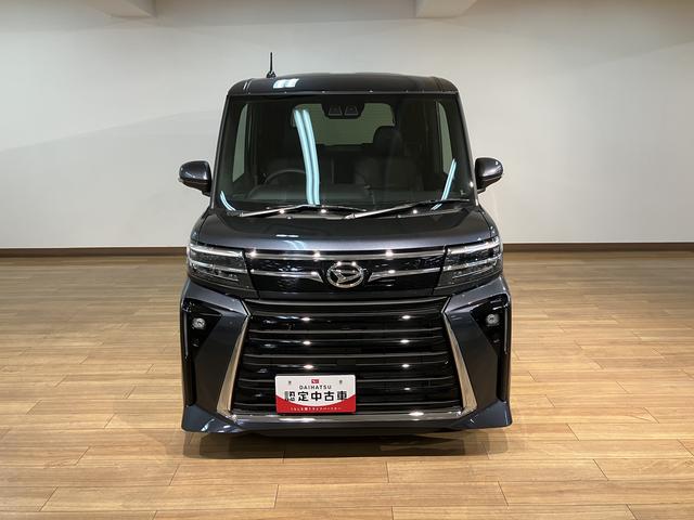 タント カスタムＲＳリミテッド　Ｒ７年式／ＡＣＣ／ＥＴＣ／ターボ　ターボ　スマートアシスト　バックカメラ　両側リヤパワースライドドア　プッシュボタンエンジンスタート　シートヒーター　ＬＥＤヘッドライト　アルミホイール　オートエアコン　オートライト　ＡＢＳ（2枚目）