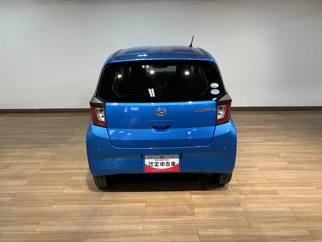 ミライース X SAIII/サポカーSワイド適合/1年保証/車検整備付 1年間走行距離無制限保証 車検整備付 純正フルセグナビ ETC キーレスエントリー オートハイビーム LEDヘッドライト 前後コーナーセンサー デジタルメーター アイドルストップ機能(3枚目)