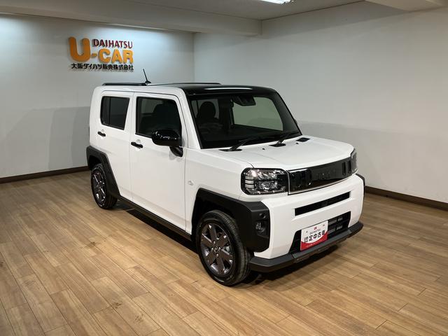 タフト Ｇ　ダーククロムベンチャー／Ｒ７年式／走行４Ｋｍ／クルコン　Ｒ７年式／走行４Ｋｍ／バックカメラ対応車／ステアリングスイッチ／クルーズコントロール／前席シートヒーター／電動パーキングブレーキ／ＬＥＤヘッドライト・フォグランプ／アルミ／オートエアコン／キーフリー（19枚目）