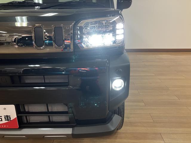 タフト Ｇ　ダーククロムベンチャー　Ｒ７年式／２５年ナビ／Ｂカメラ　スカイフィールトップ　アダプティブクルーズコントロール　ＬＥＤヘッド／フォグ　運／助シートヒーター　プッシュボタンスタート　キーフリー　電動パーキングブレーキ　バックカメラ　１５インチアルミホイール（12枚目）