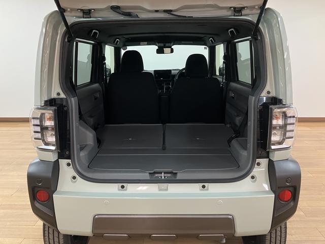 タフト Ｇターボ　ダーククロムベンチャー　Ｒ７年式／バックカメラ　スカイフィールトップ　アダプティブクルーズコントロール　ＬＥＤヘッド／フォグ　運／助シートヒーター　プッシュボタンスタート　キーフリー　電動パーキングブレーキ　バックカメラ　１５インチアルミホイール（24枚目）