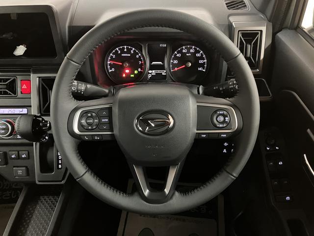 タフト Ｇターボ　ダーククロムベンチャー　Ｒ７年式／バックカメラ　スカイフィールトップ　アダプティブクルーズコントロール　ＬＥＤヘッド／フォグ　運／助シートヒーター　プッシュボタンスタート　キーフリー　電動パーキングブレーキ　バックカメラ　１５インチアルミホイール（28枚目）