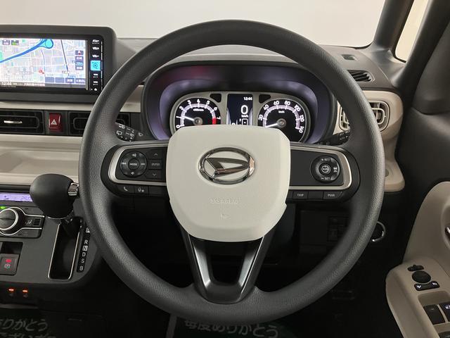 ムーヴキャンバス ストライプスＧターボ　アダプティブクルーズコントロール　走行無制限１年保証　純正ナビ　両側電動スライドドア　バックカメラ対応　前後コーナーセンサー　前席シートヒーター　ホッとカップホルダー　オートマチックハイビーム　ＬＥＤヘッドライト　キーフリーシステム（22枚目）