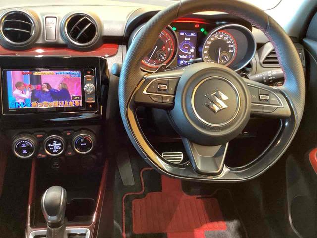 スイフトスポーツ ベースグレード　ドライブレコーダー　バックカメラ　ナビ　ＴＶ　オートクルーズコントロール　アルミホイール　オートライト　スマートキー　シートヒーター　ＡＴ　ＥＳＣ　エアコン　パワーステアリング　パワーウィンドウ（5枚目）