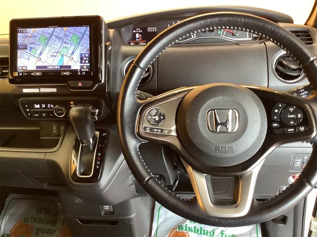 Ｎ－ＢＯＸカスタム Ｇ・Ｌターボホンダセンシング　ドライブレコーダー　ＥＴＣ　バックカメラ　両側電動スライドドア　ナビ　ＴＶ　クリアランスソナー　オートクルーズコントロール　レーンアシスト　衝突被害軽減システム　オートライト　スマートキー（3枚目）