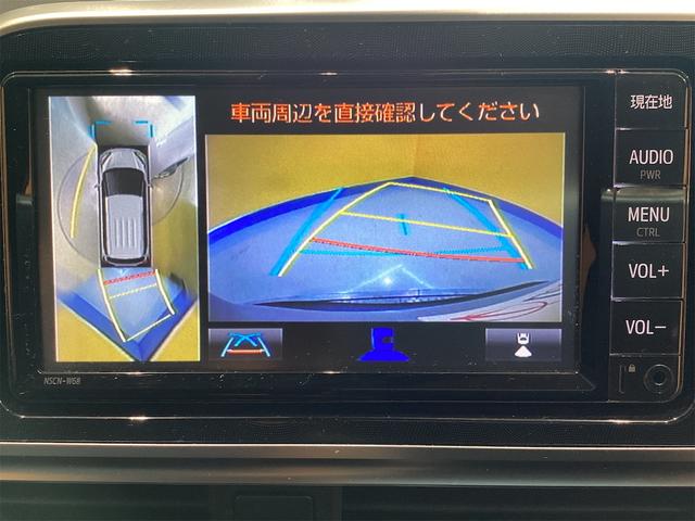 シエンタ Ｇ　クエロ　ＥＴＣ　全周囲カメラ　ＴＶ　クリアランスソナー　衝突被害軽減システム　両側電動スライドドア　オートライト　ＬＥＤヘッドランプ　スマートキー　３列シート　ウォークスルー　ＣＶＴ　ＣＤ（9枚目）
