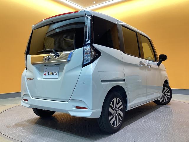 ルーミー カスタムG ETC バックカメラ TV 両側電動スライドドア クリアランスソナー オートクルーズコントロール 衝突被害軽減システム アルミホイール オートライト スマートキー アイドリングストップ 電動格納ミラー(18枚目)