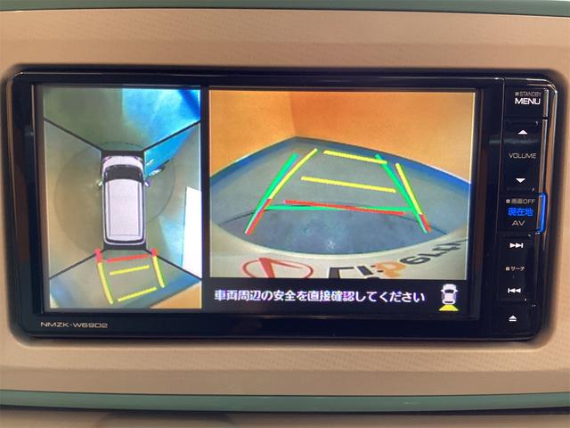 ムーヴキャンバス Ｇメイクアップリミテッド　ＳＡＩＩＩ　ＬＥＤヘッドライト　バックカメラ　両側電動スライドドア　ナビ　ＴＶ　クリアランスソナー　衝突被害軽減システム　オートマチックハイビーム　オートライト　スマートキー　アイドリングストップ　電動格納ミラー（9枚目）