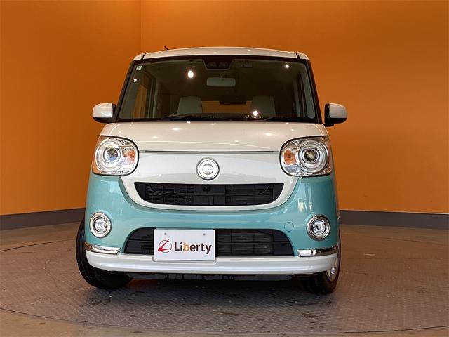 ムーヴキャンバス Ｇメイクアップリミテッド　ＳＡＩＩＩ　ＬＥＤヘッドライト　バックカメラ　両側電動スライドドア　ナビ　ＴＶ　クリアランスソナー　衝突被害軽減システム　オートマチックハイビーム　オートライト　スマートキー　アイドリングストップ　電動格納ミラー（14枚目）