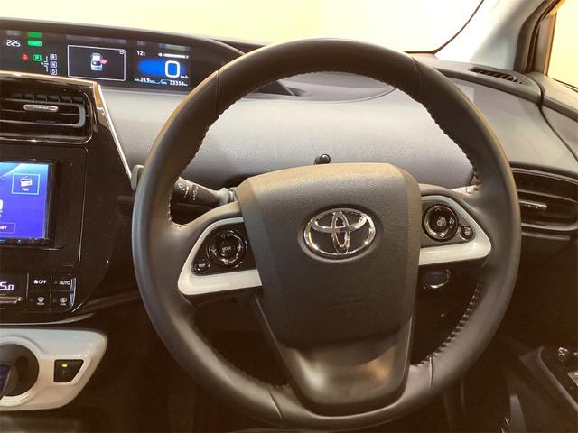 プリウス S ETC ナビ アルミホイール LEDヘッドランプ CVT スマートキー 盗難防止システム CD USB ミュージックプレイヤー接続可 Bluetooth 衝突安全ボディ ABS(7枚目)
