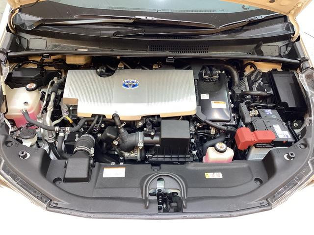 プリウス S ETC ナビ アルミホイール LEDヘッドランプ CVT スマートキー 盗難防止システム CD USB ミュージックプレイヤー接続可 Bluetooth 衝突安全ボディ ABS(29枚目)