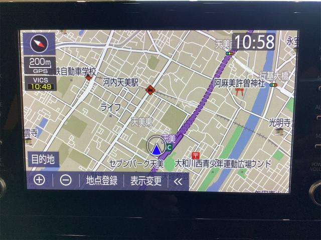 カローラツーリング ハイブリッド　ダブルバイビー　純正ナビ　ＥＴＣ　バックカメラ　ＴＶ　クリアランスソナー　オートクルーズコントロール　レーンアシスト　衝突被害軽減システム　アルミホイール　オートマチックハイビーム　オートライト（6枚目）