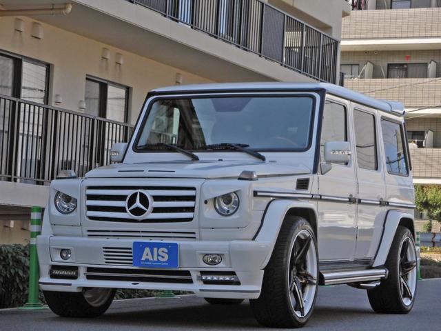 Ｇ５５　ＡＭＧロング　ストラーダナビＴＶ　ブレンボブレーキ　ＢＣ　ＦＯＲＧＲＤ２２インチアルミ　エアロボンネット　Ｆ＆Ｒスポイラー　リアウイング　ＧＦサスペンションキット(20枚目)