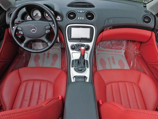 ＳＬ ＳＬ５５　ＡＭＧ　アルパインナビ　フルセグＴＶ　バックカメラ　レッドレザーシート　クルーズコントロール　純正１９インチＡＷ（30枚目）