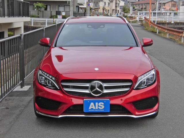 Cクラスステーションワゴン C200 ステーションワゴン スポーツ ナビTV ヘッドアップディスプレイ AMGスタイリングパッケージ レーダーセーフティ ディストロニックプラス ブラックレザーシート LEDライトヘッドライト パワーリアゲート 純正AMG18インチAW(3枚目)