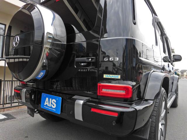 Gクラス G63 AMGレザーエクスクルーシブパッケージ AMGレザーエクスクルーシブパッケージ レーダーセーフティ ナビTV ブルメスターサラウンド ガラススライディングルーフ ブラックレザーシート 純正20インチAW(26枚目)