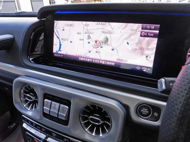 Ｇクラス Ｇ４００ｄ　ＡＭＧライン　ラグジュアリーパッケージ　ナビ　ＴＶ　ブルメスターサラウンド　ガラススライディングルーフ　ブラックレザーシート　レーダーセーフティ　アダプティブダンピングシステム　純正２０インチＡＷ（10枚目）