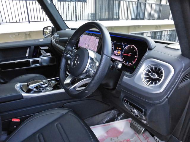 Ｇクラス Ｇ４００ｄ　ＡＭＧライン　ラグジュアリーパッケージ　ナビ　ＴＶ　ブルメスターサラウンド　ガラススライディングルーフ　ブラックレザーシート　レーダーセーフティ　アダプティブダンピングシステム　純正２０インチＡＷ（28枚目）
