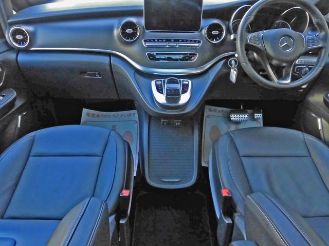 Ｖクラス Ｖ２２０ｄ　アバンギャルド　ロング　ＡＭＧライン　エクスクルーシブシートパッケージ　ナビＴＶ　ブルメスターサラウンド　レーダーセーフティ　パノラミックスライディングルーフ　ブラックレザーシート　両側電動スライドドア　純正１９インチＡＷ　ワンオーナー（28枚目）