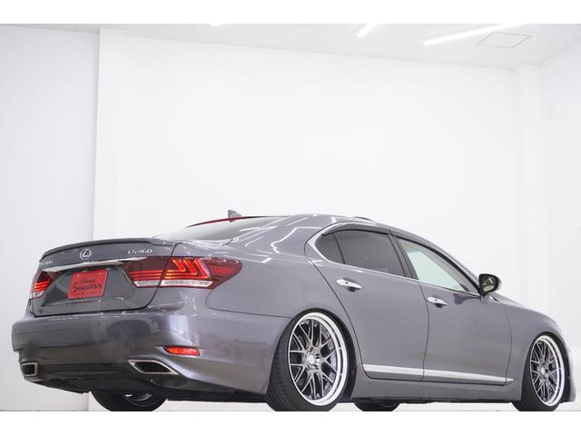 ＬＳ４６０　バージョンＣ　Ｉパッケージ　サンルーフ／新品ＷＯＲＫ２１インチ／新品エアサスコントローラー／Ｆモデリスタエアロ／新品タイヤ／オットマン／純正エアサス／ベージュ革シート／シートヒータ／クーラー／クリアランスソナー／(49枚目)