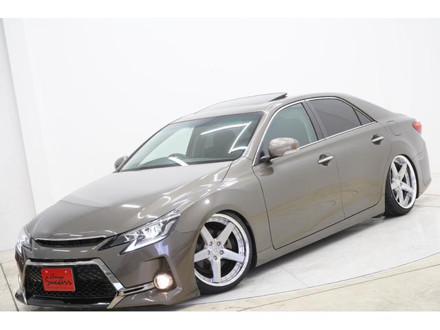 マークＸ ２５０Ｇ　リラックスセレクション　サンルーフ／前後Ｇ’ｓ仕様／新品ＴＥＩＮ車高調／新品ＷＯＲＫグノーシス１９ＡＷ／２眼ヘッドライト／オープニングテール（赤）／新品ＢＲＡＳＨシートカバー／ＥＴＣ／Ｂｌｕｅｔｏｏｔｈ／バックカメラ／（9枚目）