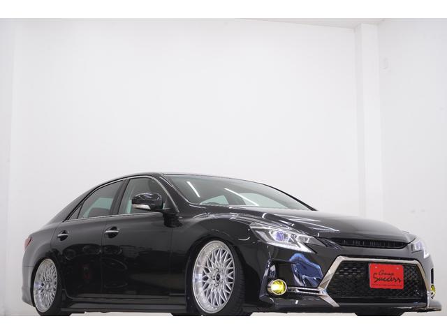 マークＸ ２５０Ｇ　Ｓパッケージリラックスセレクション　黒内装／フロントＧ’ｓバンパー／新品ＴＥＩＮ車高調／新品ＦＴＸ１９ＡＷ／２眼ヘッドライト（青眼）／２色フォグ／パワーシート／パドルシフト／ＥＴＣ／バックカメラ／オートエアコン／オートライト／（45枚目）