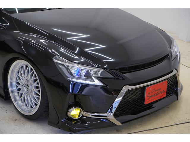 マークＸ ２５０Ｇ　Ｓパッケージリラックスセレクション　黒内装／フロントＧ’ｓバンパー／新品ＴＥＩＮ車高調／新品ＦＴＸ１９ＡＷ／２眼ヘッドライト（青眼）／２色フォグ／パワーシート／パドルシフト／ＥＴＣ／バックカメラ／オートエアコン／オートライト／（47枚目）