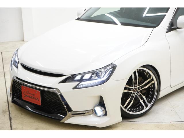 マークＸ ２５０Ｇ　Ｓパッケージリラックスセレクション　黒内装／前後Ｇ’ｓ仕様／新品（ＸＦ－５５）１９ＡＷ／新品ＴＥＩＮ車高調／後期風３眼ヘッドライト／オープニングテールランプ／２色フォグ／ＢＲＡＳＨナット／パドルシフト／アルミペダル／ＥＴＣ（4枚目）