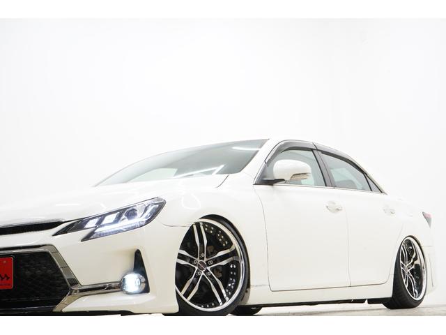マークＸ ２５０Ｇ　Ｓパッケージリラックスセレクション　黒内装／前後Ｇ’ｓ仕様／新品（ＸＦ－５５）１９ＡＷ／新品ＴＥＩＮ車高調／後期風３眼ヘッドライト／オープニングテールランプ／２色フォグ／ＢＲＡＳＨナット／パドルシフト／アルミペダル／ＥＴＣ（13枚目）