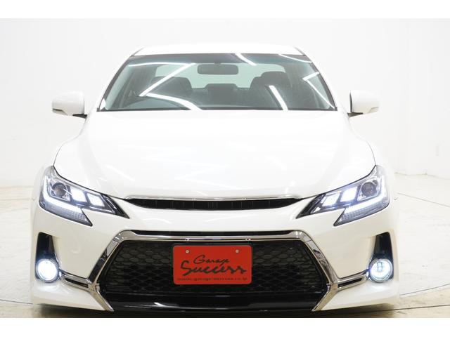 マークＸ ２５０Ｇ　Ｓパッケージリラックスセレクション　黒内装／前後Ｇ’ｓ仕様／新品（ＸＦ－５５）１９ＡＷ／新品ＴＥＩＮ車高調／後期風３眼ヘッドライト／オープニングテールランプ／２色フォグ／ＢＲＡＳＨナット／パドルシフト／アルミペダル／ＥＴＣ（55枚目）