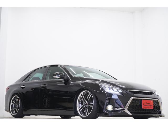 マークＸ ２５０Ｇ　Ｓパッケージリラックスセレクション　フロントＧ’ｓバンパー／後期風３眼ヘッドライト／新品ＴＥＩＮ車高調／新品ＸＦ－５５（１９ＡＷ）／ＢＲＡＳＨナット／２色フォグ／パドルシフト／アルミペダル／Ｂｌｕｅｔｏｏｔｈ／バックカメラ／（45枚目）