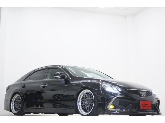 マークＸ ２５０Ｇ　リラックスセレクション・ブラックリミテッド　黒内装／ＲＤＳ＋モデリスタエアロ／新品ＦＴＸ１９ＡＷ（新色）／新品タイヤ／新品ＴＥＩＮ車高調／後期ルック３眼ヘッドライト／ＲＧＢテールランプ／Ｂｌｕｅｔｏｏｔｈ／パワーシート／プッシュスタート（43枚目）