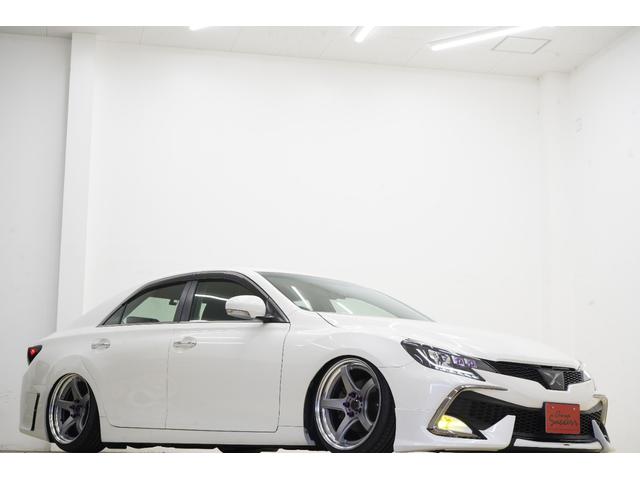 マークX 250G リラックスセレクション・ブラックリミテッド RDSモデリスタエアロ/リアG’sバンパー/BRASH3眼ヘッドライト/レーザーテールランプ(RGB)/新品WORKエモーションT5R19AW/新品タイヤ/新品TEIN車高調/2色フォグ/ETC/(43枚目)