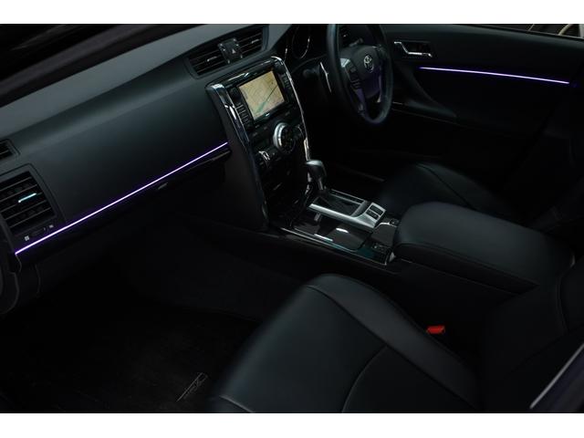 マークX 250G Sパッケージリラックスセレクション 黒内装/サンルーフ/アンビエントライト/BRASHフルエアロ/BRASH19インチホイール/新品TEIN車高調/BRASH3眼ヘッドライト/リュウリンテール/Bluetooth/バックカメラ/ETC/(6枚目)