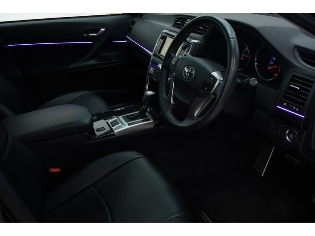 マークX 250G Sパッケージリラックスセレクション 黒内装/サンルーフ/アンビエントライト/BRASHフルエアロ/BRASH19インチホイール/新品TEIN車高調/BRASH3眼ヘッドライト/リュウリンテール/Bluetooth/バックカメラ/ETC/(7枚目)