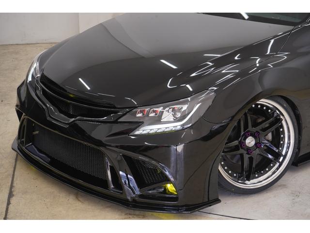 マークX 250G Sパッケージリラックスセレクション 黒内装/サンルーフ/アンビエントライト/BRASHフルエアロ/BRASH19インチホイール/新品TEIN車高調/BRASH3眼ヘッドライト/リュウリンテール/Bluetooth/バックカメラ/ETC/(8枚目)