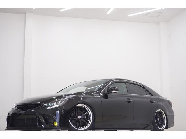 マークX 250G Sパッケージリラックスセレクション 黒内装/サンルーフ/アンビエントライト/BRASHフルエアロ/BRASH19インチホイール/新品TEIN車高調/BRASH3眼ヘッドライト/リュウリンテール/Bluetooth/バックカメラ/ETC/(14枚目)