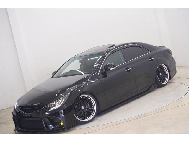 マークX 250G Sパッケージリラックスセレクション 黒内装/サンルーフ/アンビエントライト/BRASHフルエアロ/BRASH19インチホイール/新品TEIN車高調/BRASH3眼ヘッドライト/リュウリンテール/Bluetooth/バックカメラ/ETC/(15枚目)