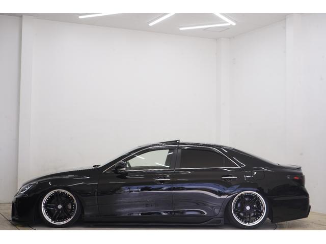 マークX 250G Sパッケージリラックスセレクション 黒内装/サンルーフ/アンビエントライト/BRASHフルエアロ/BRASH19インチホイール/新品TEIN車高調/BRASH3眼ヘッドライト/リュウリンテール/Bluetooth/バックカメラ/ETC/(16枚目)