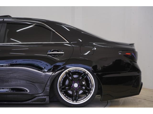 マークX 250G Sパッケージリラックスセレクション 黒内装/サンルーフ/アンビエントライト/BRASHフルエアロ/BRASH19インチホイール/新品TEIN車高調/BRASH3眼ヘッドライト/リュウリンテール/Bluetooth/バックカメラ/ETC/(18枚目)