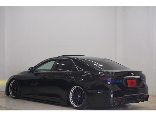 マークX 250G Sパッケージリラックスセレクション 黒内装/サンルーフ/アンビエントライト/BRASHフルエアロ/BRASH19インチホイール/新品TEIN車高調/BRASH3眼ヘッドライト/リュウリンテール/Bluetooth/バックカメラ/ETC/(19枚目)