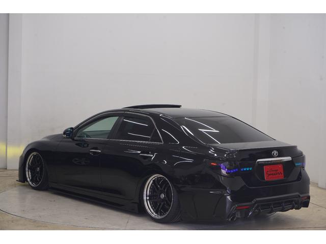 マークX 250G Sパッケージリラックスセレクション 黒内装/サンルーフ/アンビエントライト/BRASHフルエアロ/BRASH19インチホイール/新品TEIN車高調/BRASH3眼ヘッドライト/リュウリンテール/Bluetooth/バックカメラ/ETC/(21枚目)