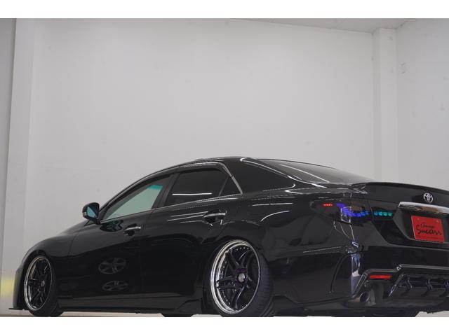 マークX 250G Sパッケージリラックスセレクション 黒内装/サンルーフ/アンビエントライト/BRASHフルエアロ/BRASH19インチホイール/新品TEIN車高調/BRASH3眼ヘッドライト/リュウリンテール/Bluetooth/バックカメラ/ETC/(23枚目)