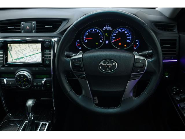 マークX 250G Sパッケージリラックスセレクション 黒内装/サンルーフ/アンビエントライト/BRASHフルエアロ/BRASH19インチホイール/新品TEIN車高調/BRASH3眼ヘッドライト/リュウリンテール/Bluetooth/バックカメラ/ETC/(24枚目)