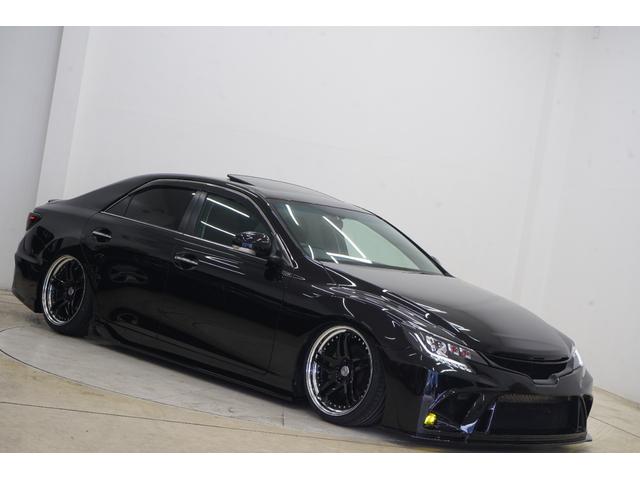 マークX 250G Sパッケージリラックスセレクション 黒内装/サンルーフ/アンビエントライト/BRASHフルエアロ/BRASH19インチホイール/新品TEIN車高調/BRASH3眼ヘッドライト/リュウリンテール/Bluetooth/バックカメラ/ETC/(46枚目)