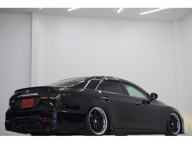 マークX 250G Sパッケージリラックスセレクション 黒内装/サンルーフ/アンビエントライト/BRASHフルエアロ/BRASH19インチホイール/新品TEIN車高調/BRASH3眼ヘッドライト/リュウリンテール/Bluetooth/バックカメラ/ETC/(53枚目)