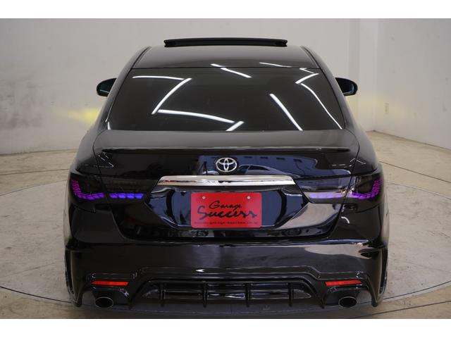 マークX 250G Sパッケージリラックスセレクション 黒内装/サンルーフ/アンビエントライト/BRASHフルエアロ/BRASH19インチホイール/新品TEIN車高調/BRASH3眼ヘッドライト/リュウリンテール/Bluetooth/バックカメラ/ETC/(60枚目)