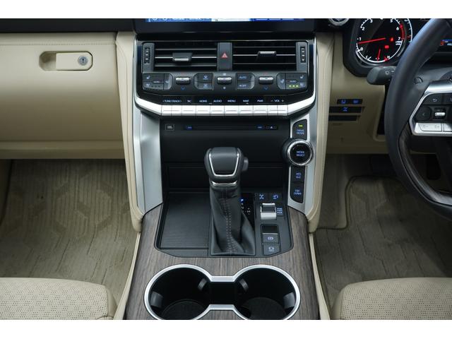 ランドクルーザー ZX サンルーフ/モデリスタエアロ/JBL/後席モニター/黒ルーフレール/クールBOX/寒冷地/Tコネクトナビ&マルチテレインモニター/電動リヤデフ/ベージュ革シート/指紋認証スタートスイッチ/ETC2.0(22枚目)